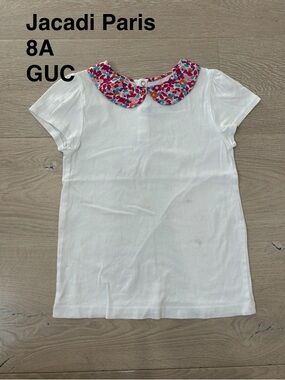 Jacadi Paris Girls' Liberty Floral Peter Pan Collar - 8A